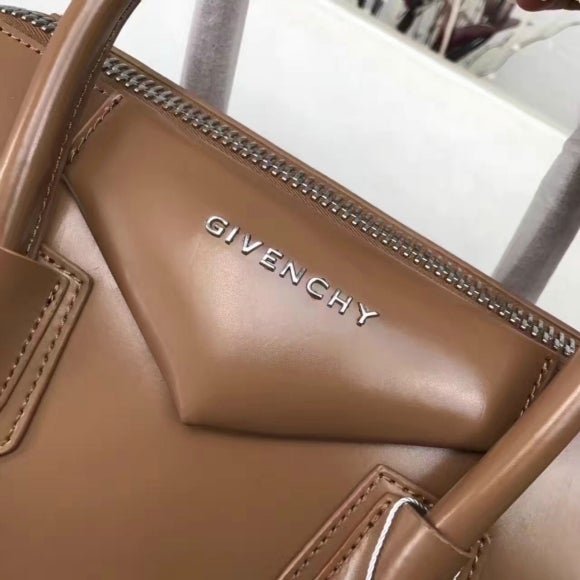 Givenchy Antigona Satchel Bag Tan Luxury Linked